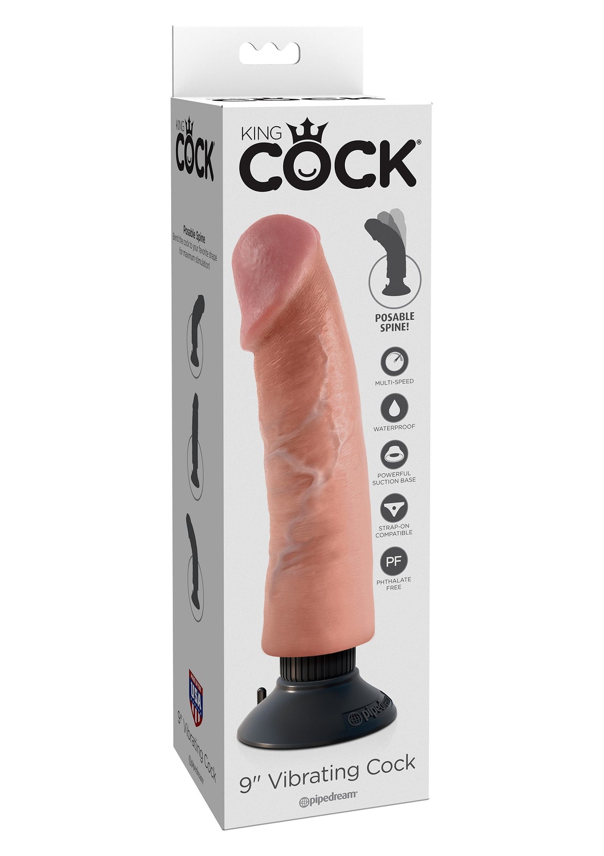 Pipedream King Cock Vibrating Cock 9'