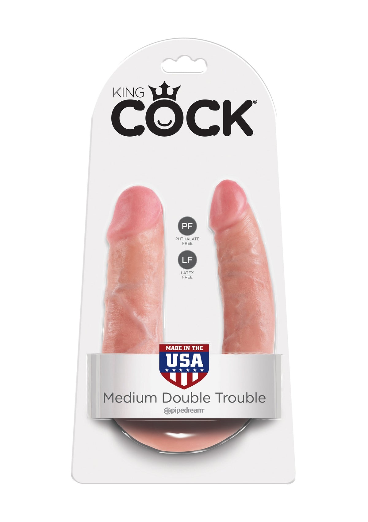 Pipedream King Cock U-shape Double Trouble M