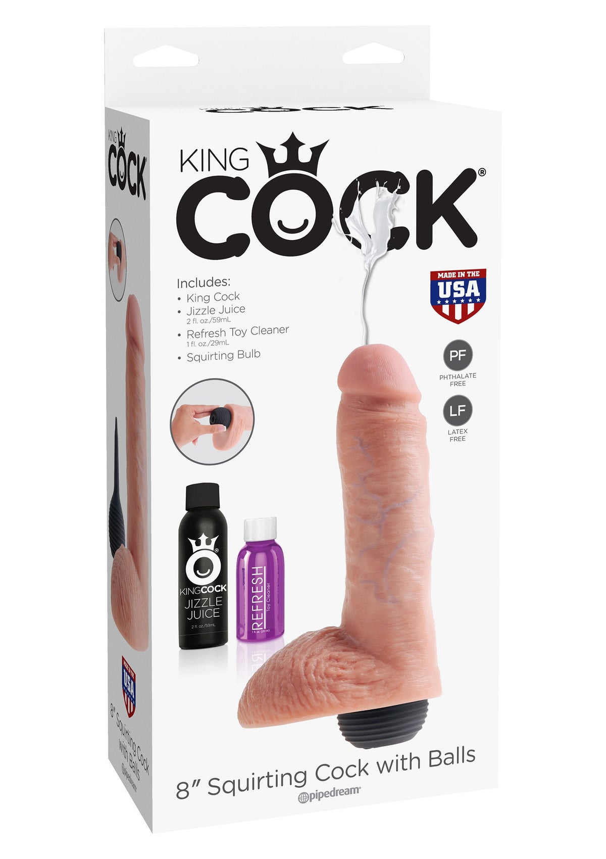 Pipedream King Cock Squirting Cock 8'