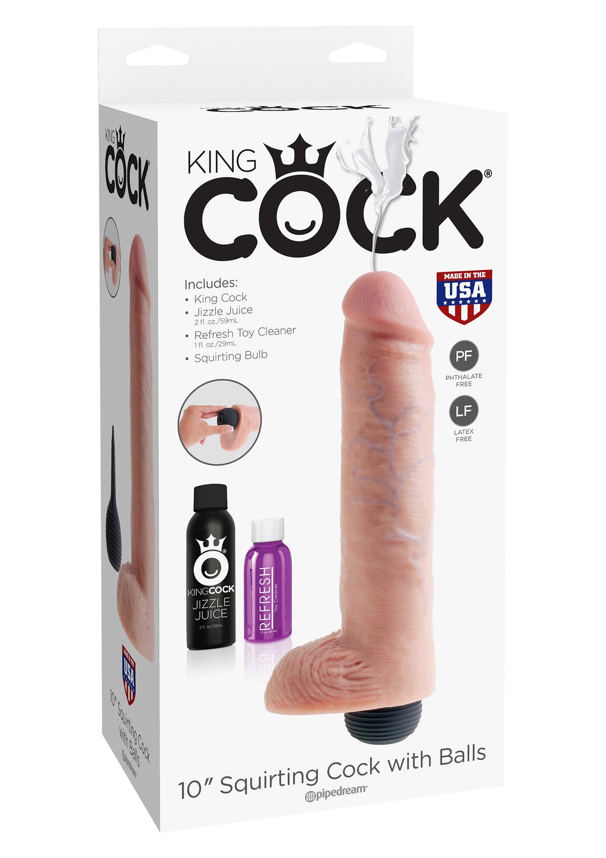 Pipedream King Cock Squirting Cock 10'