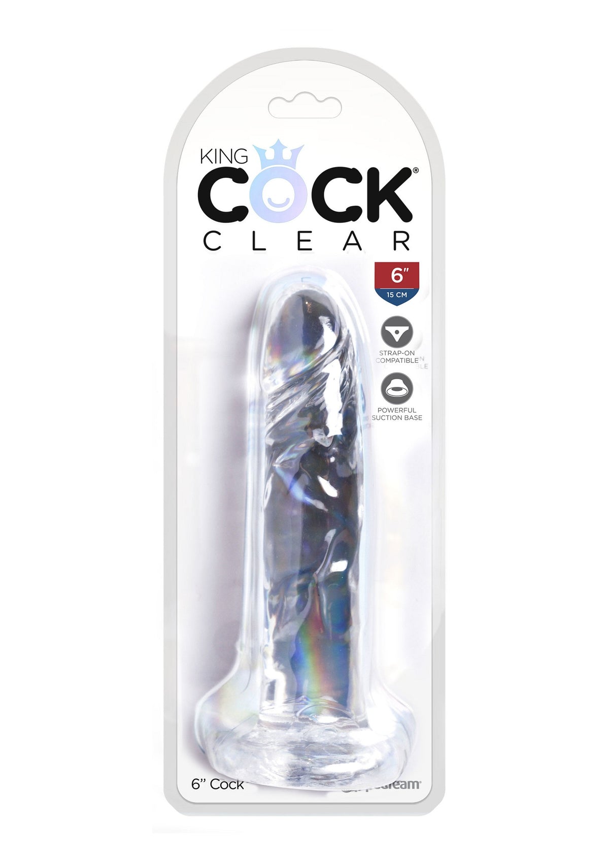 Pipedream King Cock Clear 6'