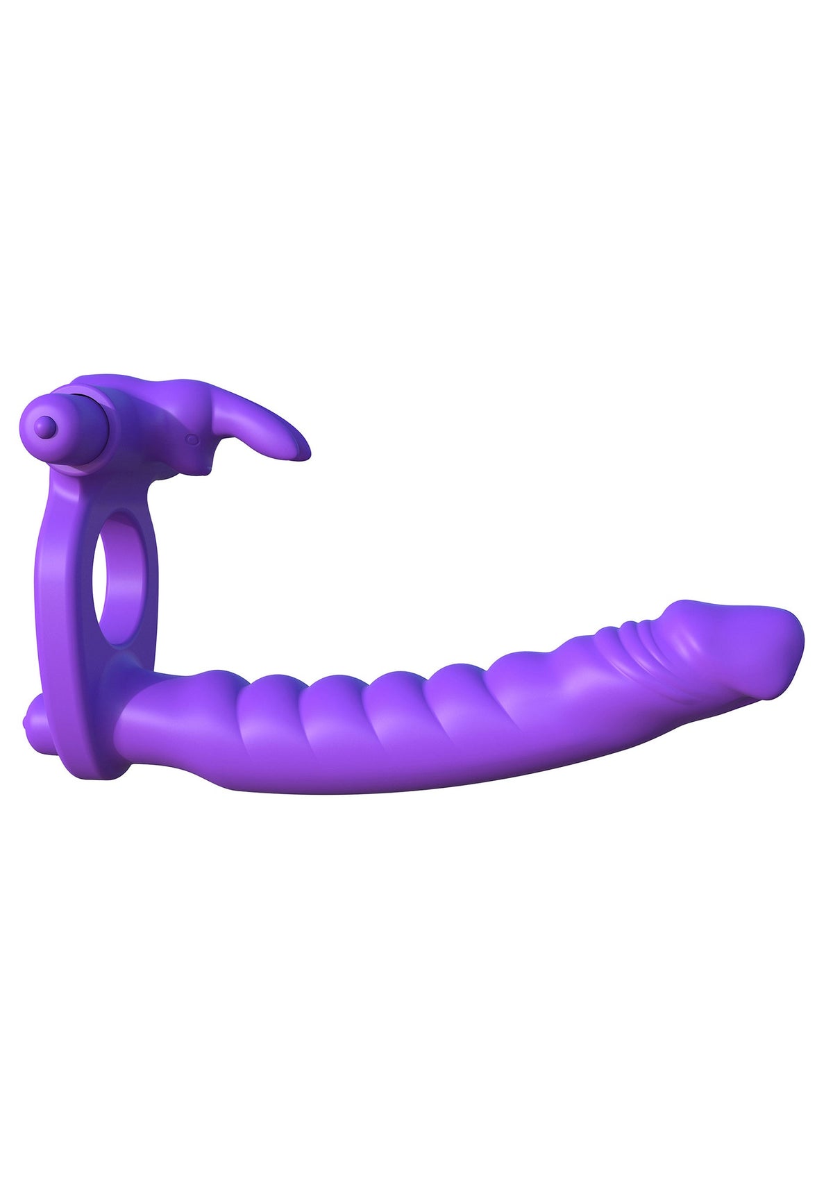 Pipedream Fantasy C-Ringz Silicone Double Pene Rabbit