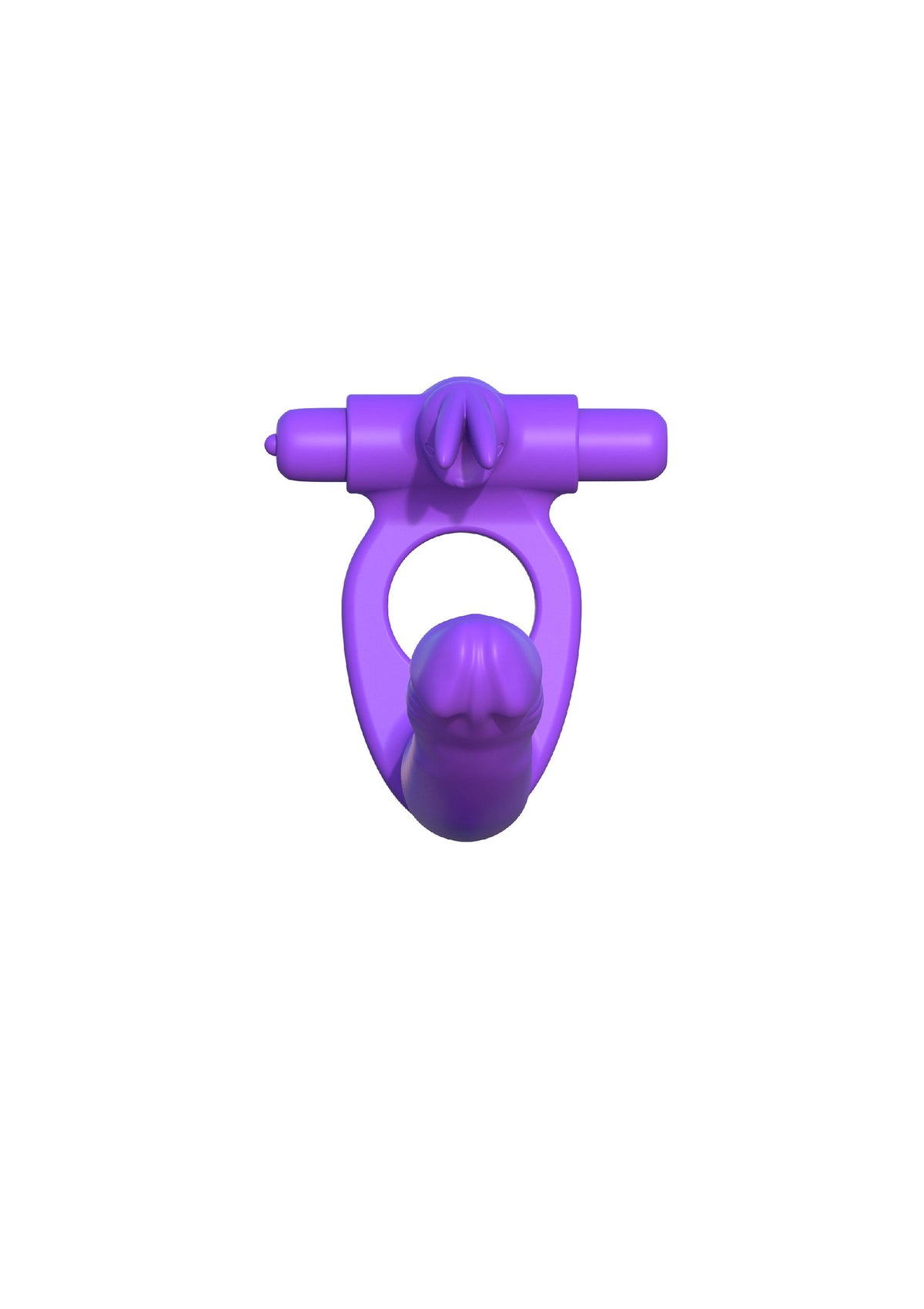 Pipedream Fantasy C-Ringz Silicone Double Pene Rabbit