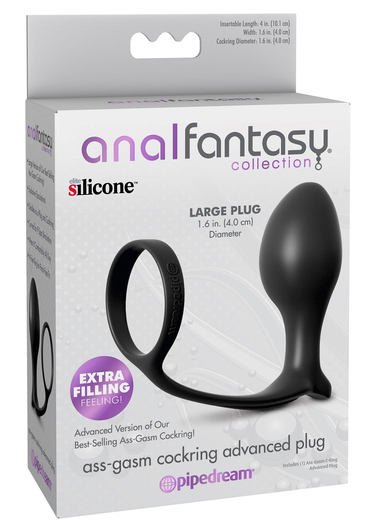 Pipedream Anal Fantasy Cockring Advanced Plug