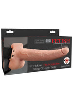 Pipedream Fetish Fantasy 9' Hollow Recharge Strap On