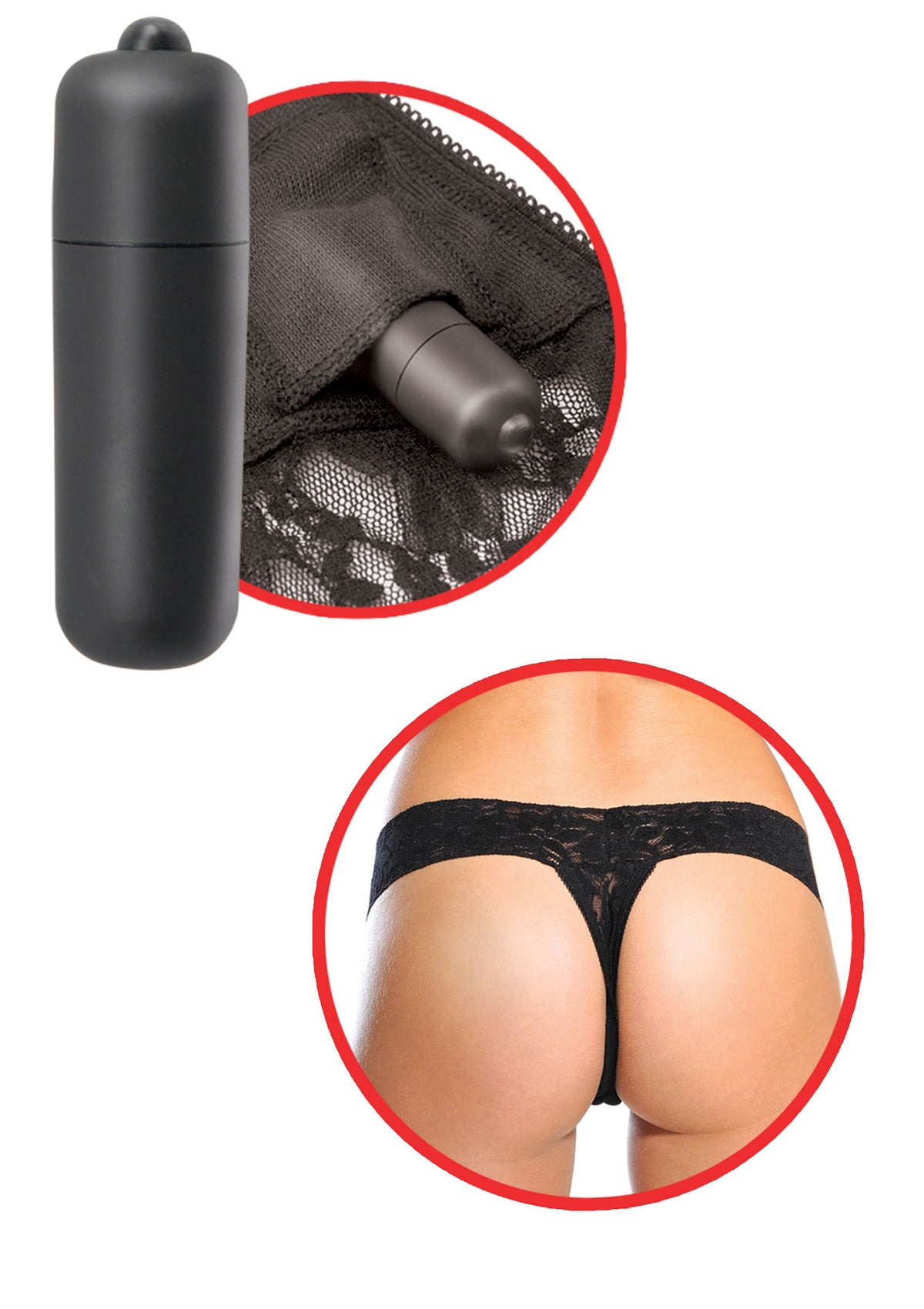 Pipedream Fetish Fantasy Hanky Spank Me Vibrating Panty