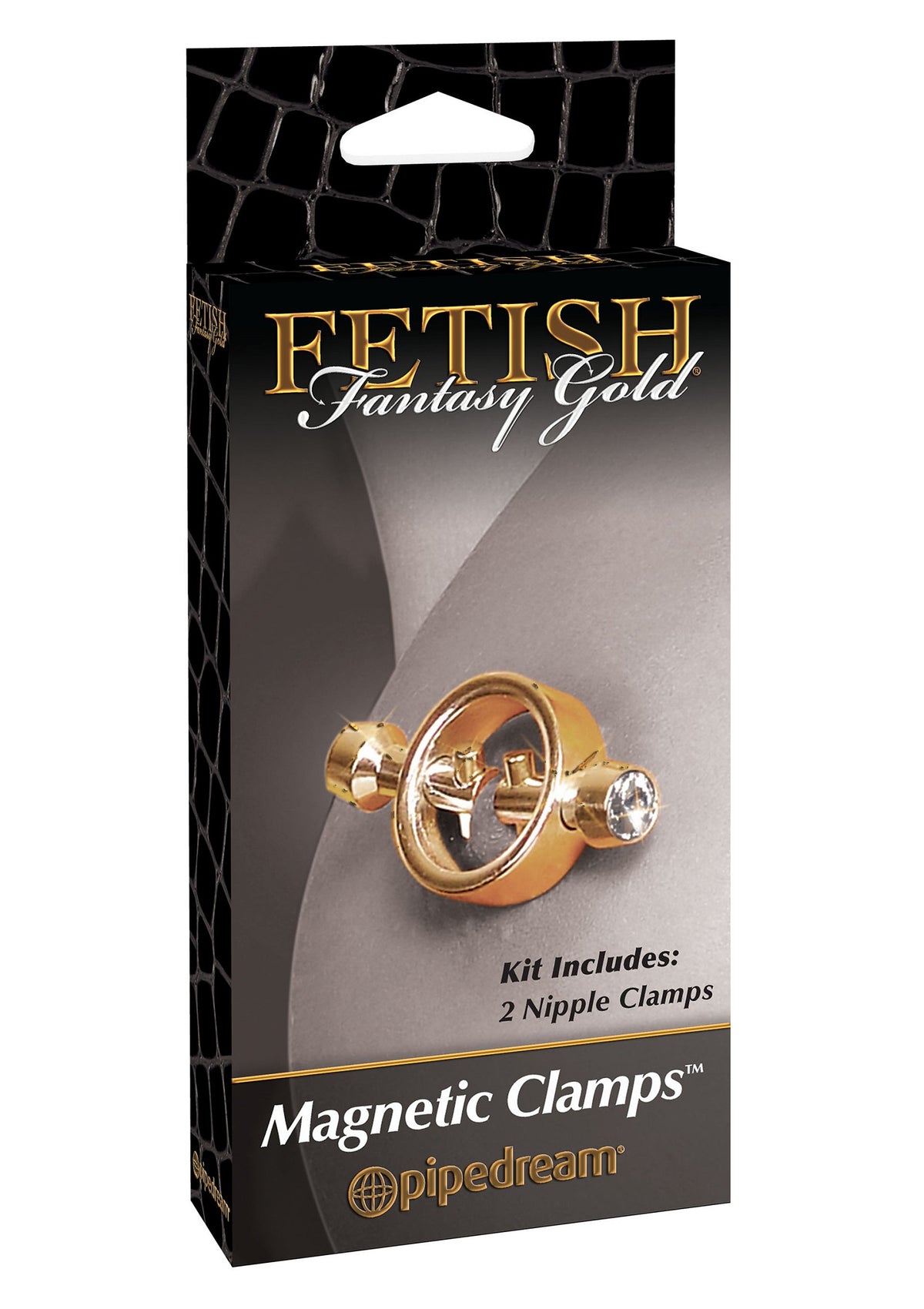 Pipedream Fetish Fantasy Gold Magnetic Clamps