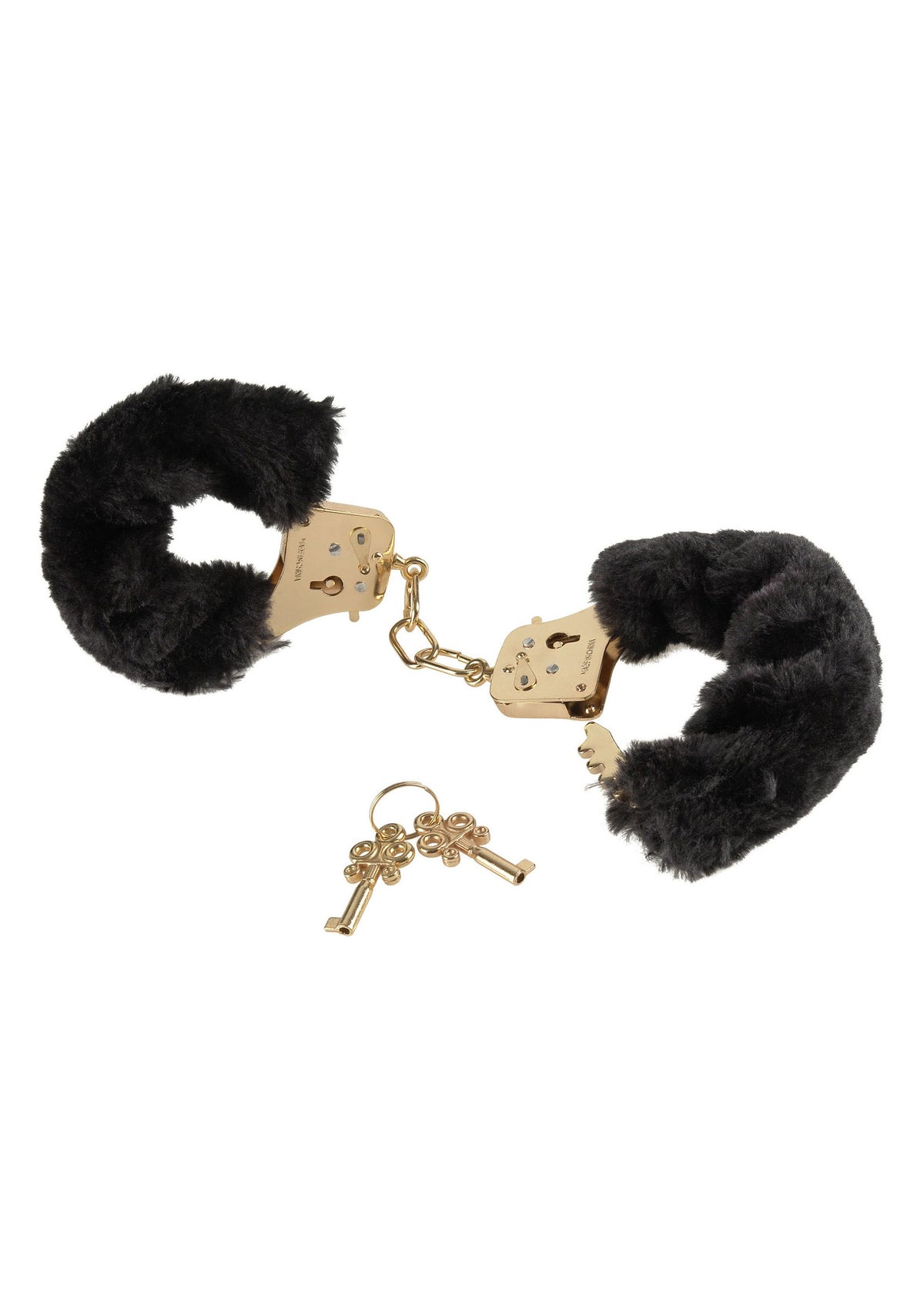 Pipedream Fetish Fantasy Gold Deluxe Furry Cuffs