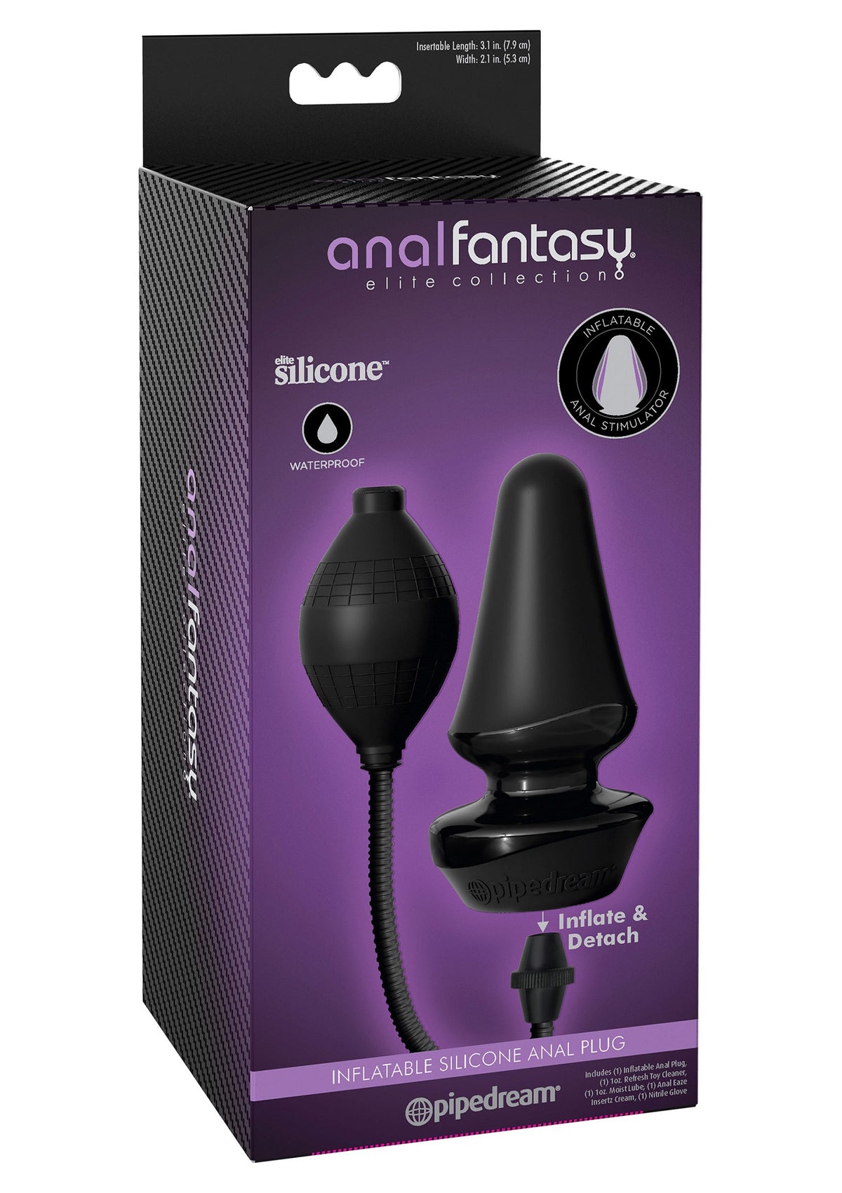 Pipedream Anal Fantasy Elite Inflatable Silicone Butt Plug