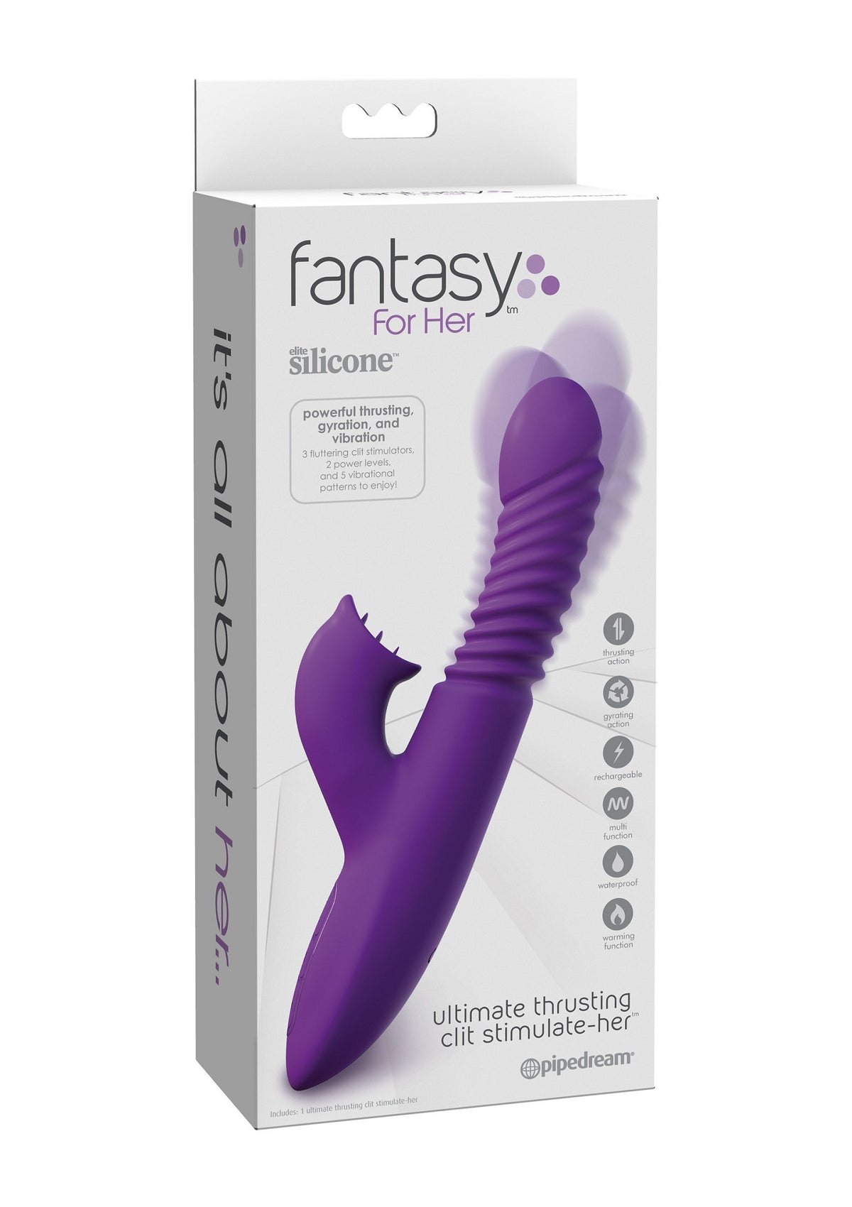 Pipedream Fantasy For Her Thrusting Clit Stimulate-Her