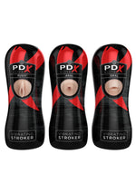 Pipedream PDX Elite Vibrating Stroker Displ 12 Pcs