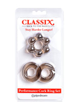 Pipedream Classix Performance Cock Ring Set