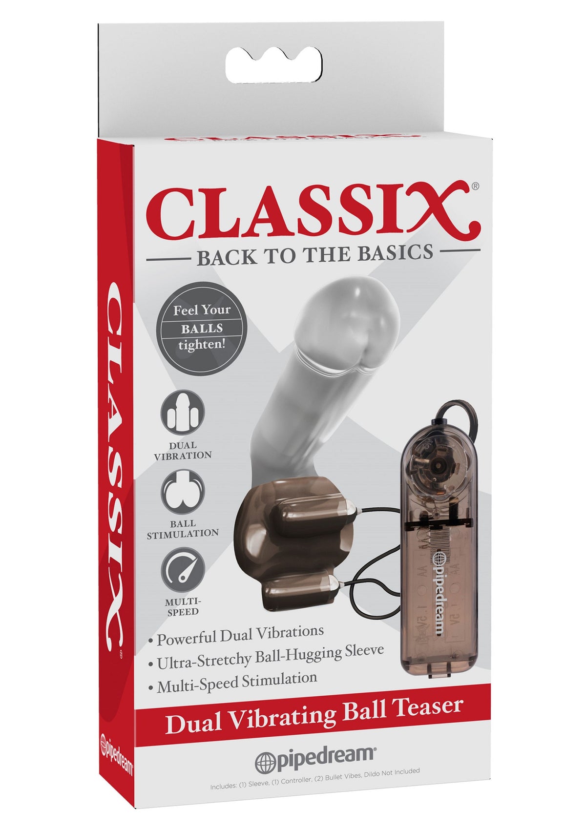 Pipedream Classix Dual Vibrating Ball Teaser