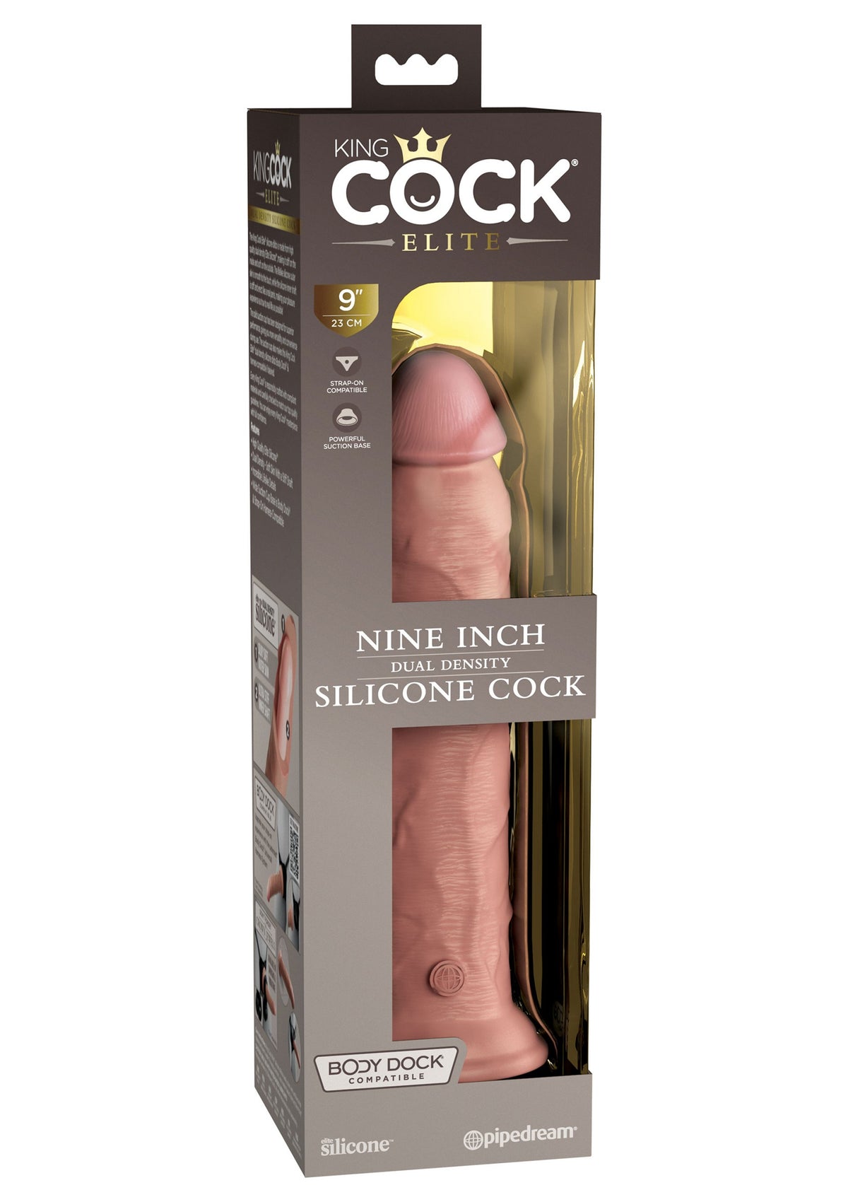 Pipedream King Cock Elite 9' 2Density Silicone Cock