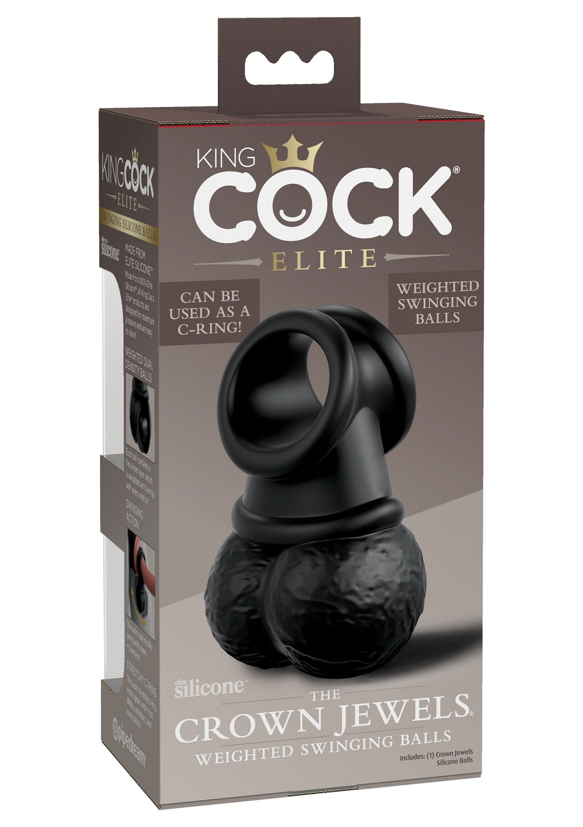 Pipedream King Cock Elite The Crown Jewels - Weighted