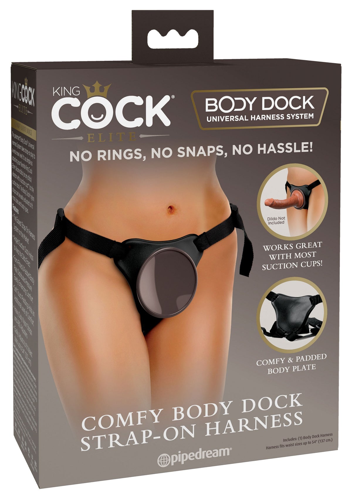 Pipedream King Cock Elite Comfy Body Dock Harness