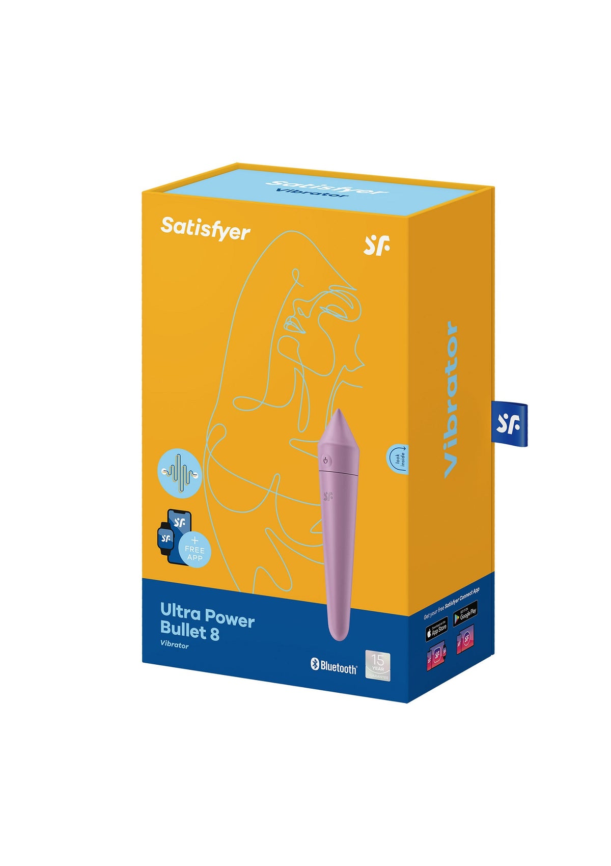 Satisfyer Ultra Power Bullet 8 Bl + App