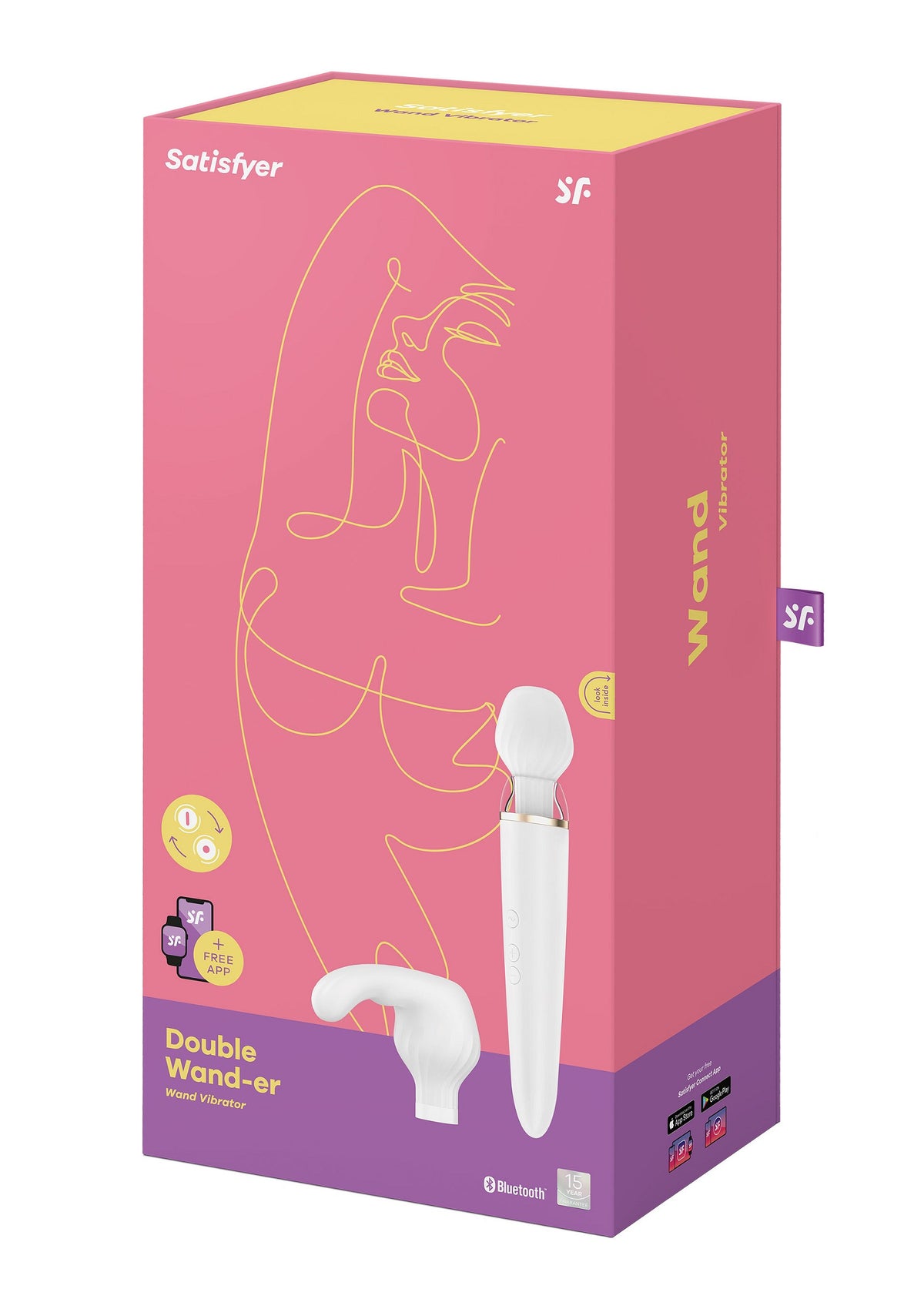 Satisfyer Double Wand-er Bluetooth + App