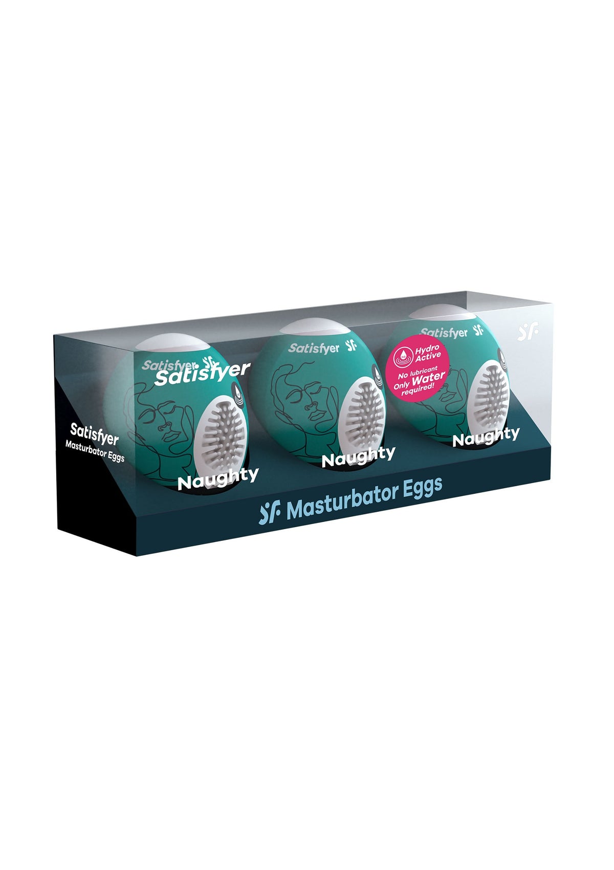 Satisfyer Masturbator Egg Naughty 3pcs