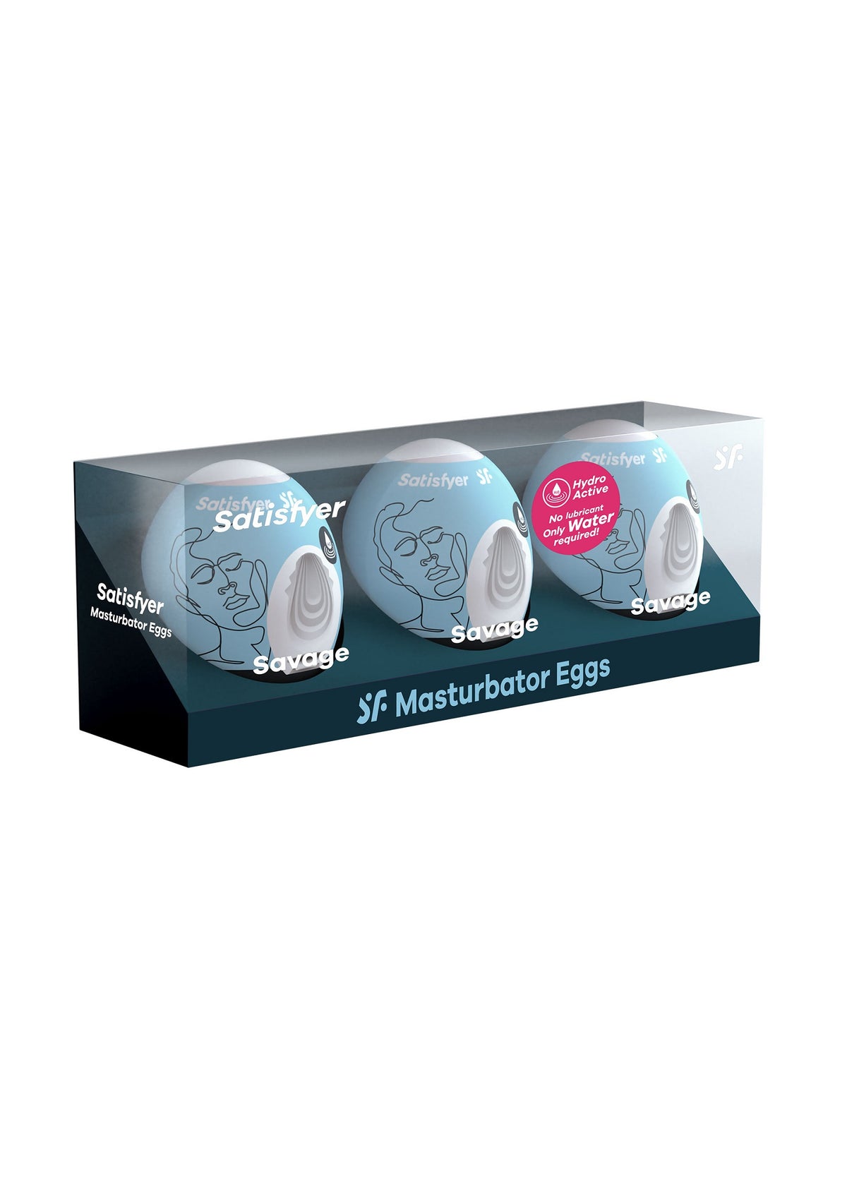 Satisfyer Masturbator Egg Savage 3pcs