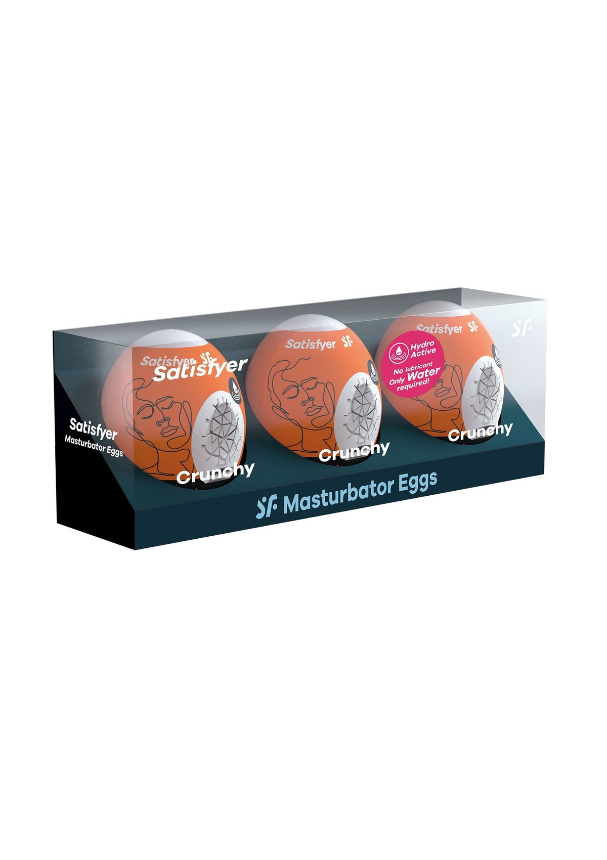 Satisfyer Masturbator Egg Chrunchy 3pcs