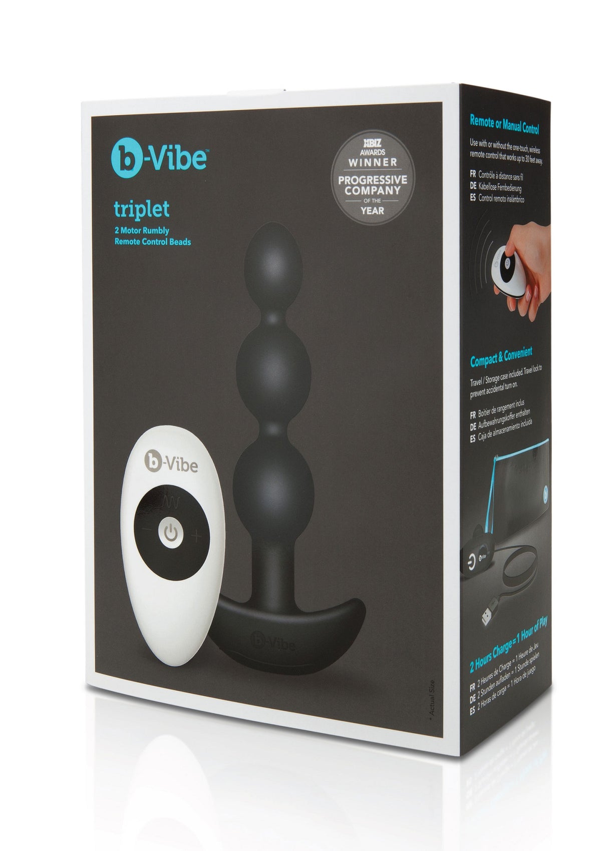 B-Vibe Triplet Anal Beads