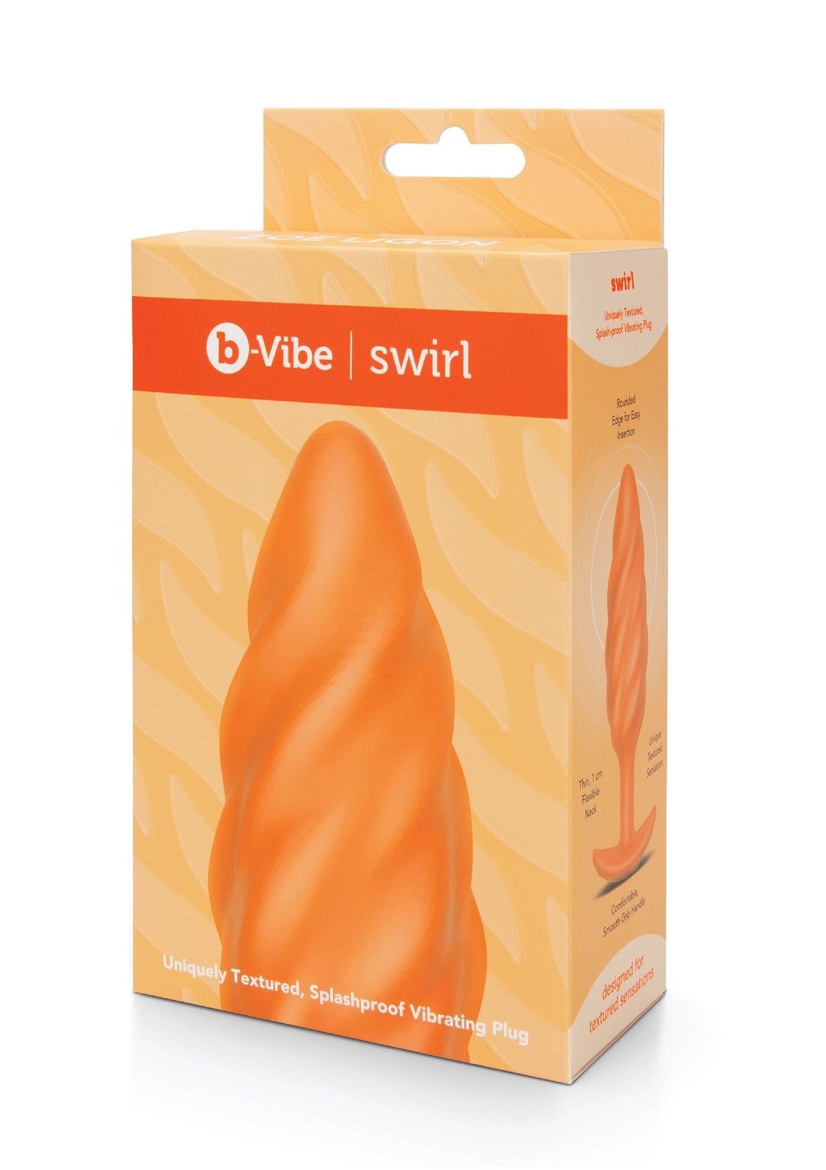 B-Vibe Swirl Texture Plug