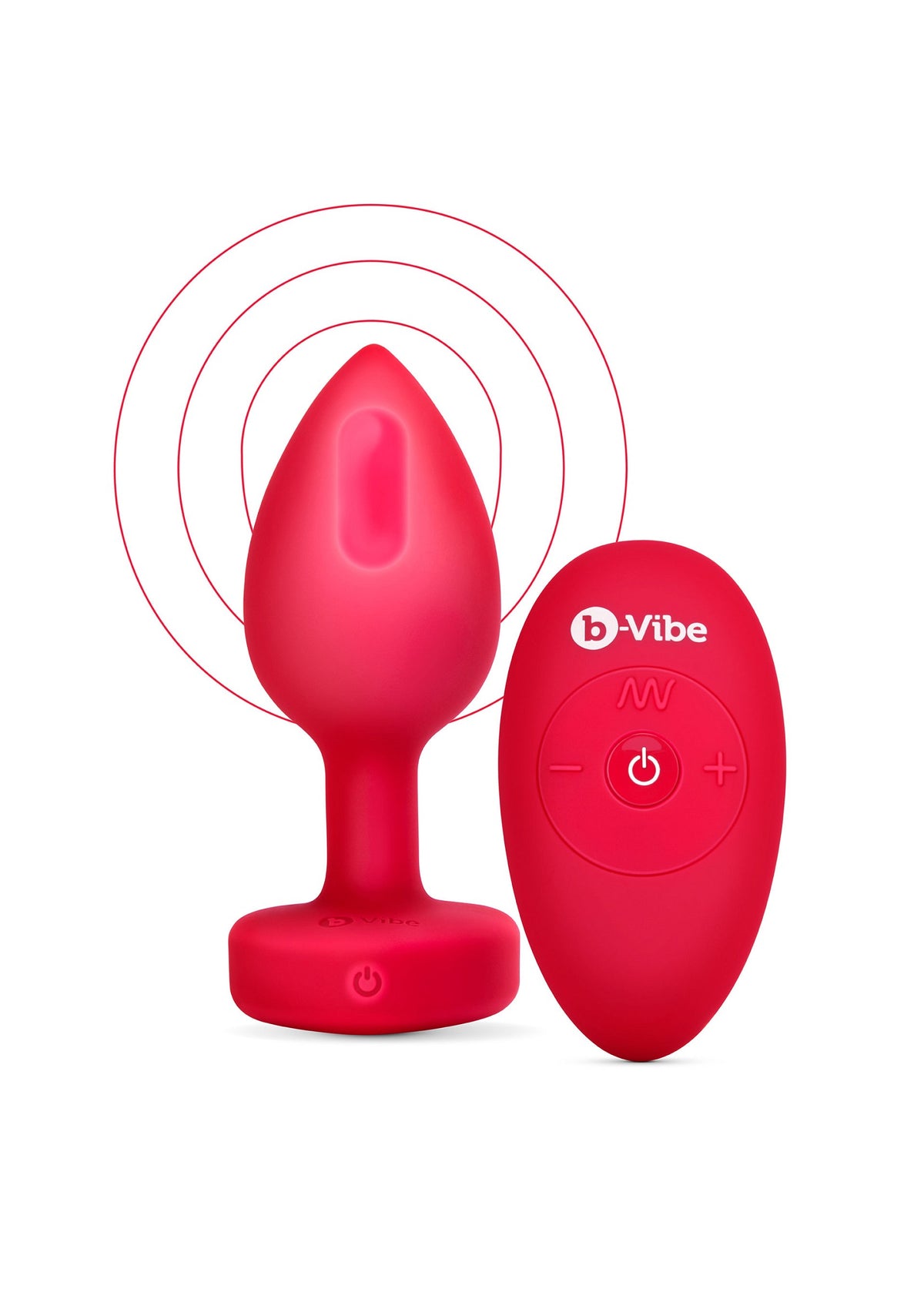 B-Vibe Vibrating Heart Plug M/L