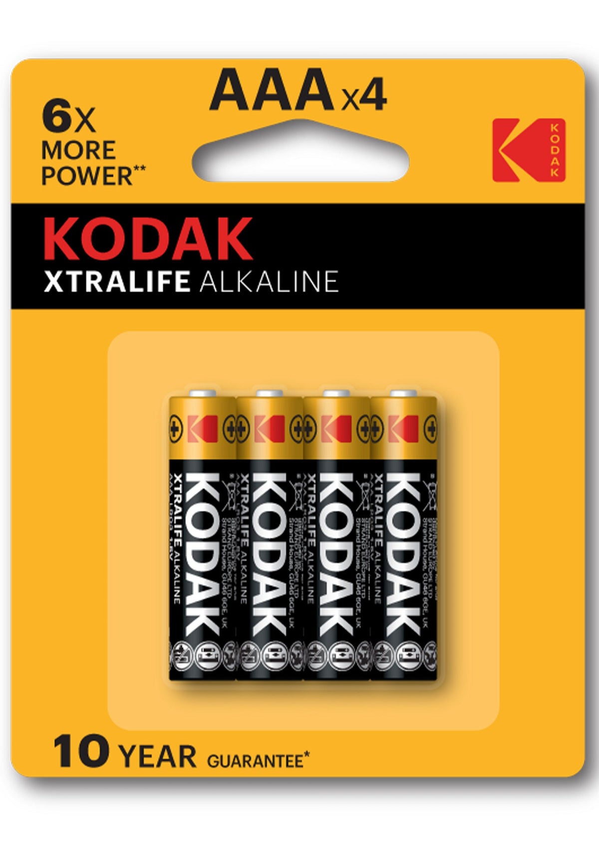 Kodak XTRALIFE Alk AAA 10x4