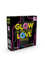 S&F Glow In The Dark Love Rings