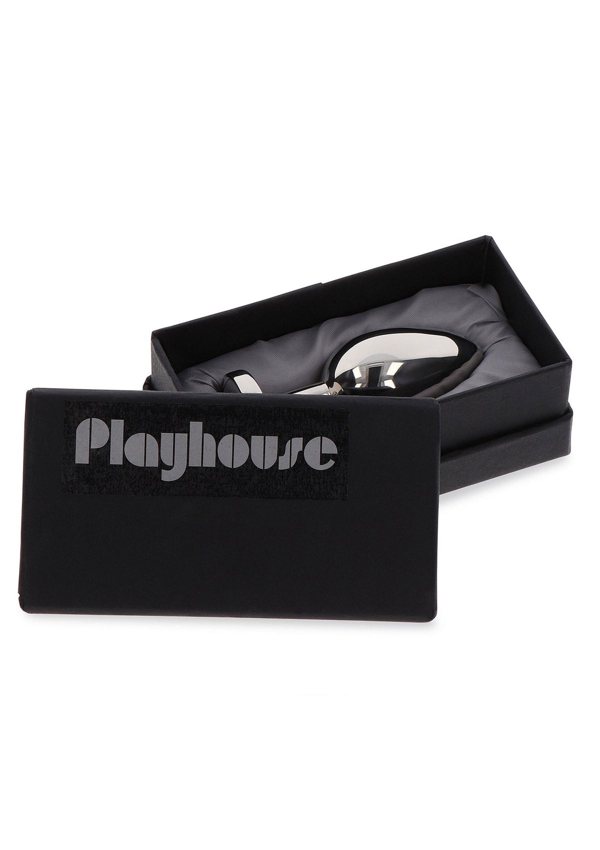 Playhouse Steel Pleasure Weighted Steel Butt Plug - M