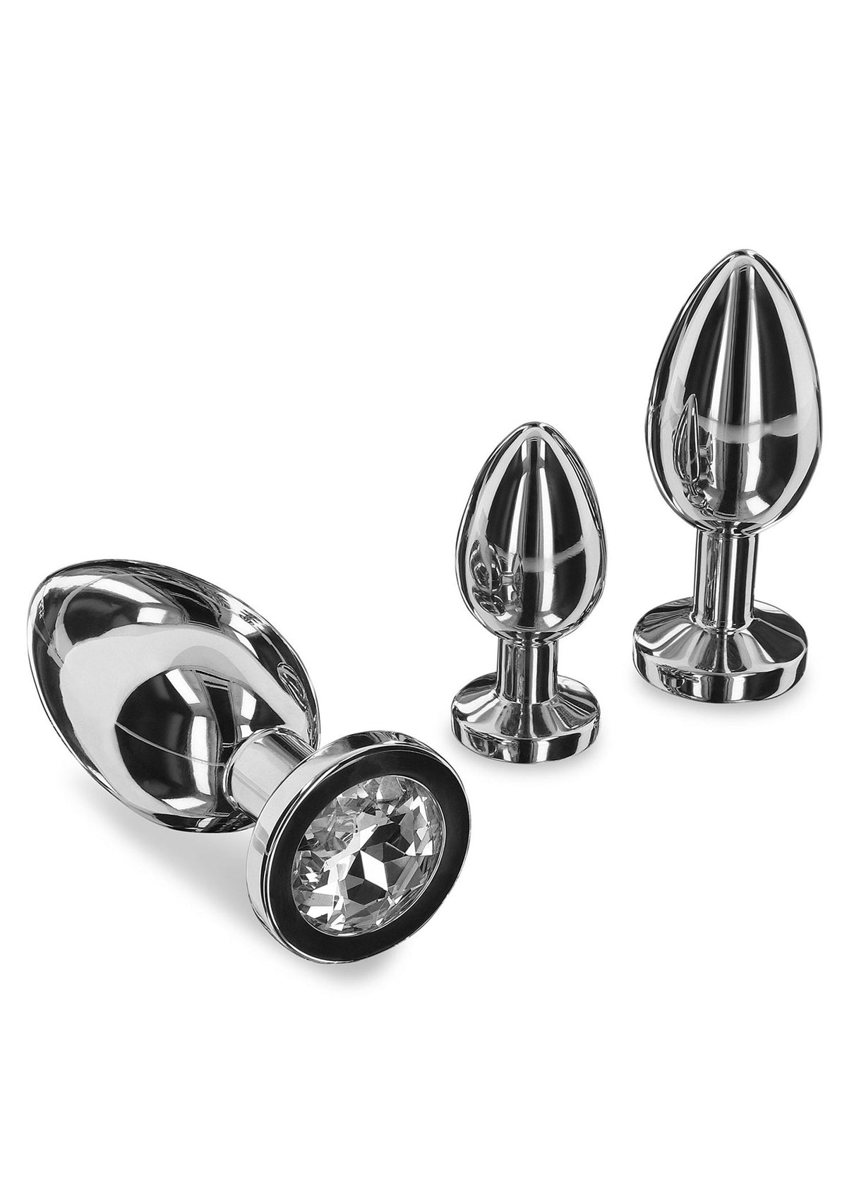 Playhouse Steel Pleasure Weighted Steel Butt Plug - M