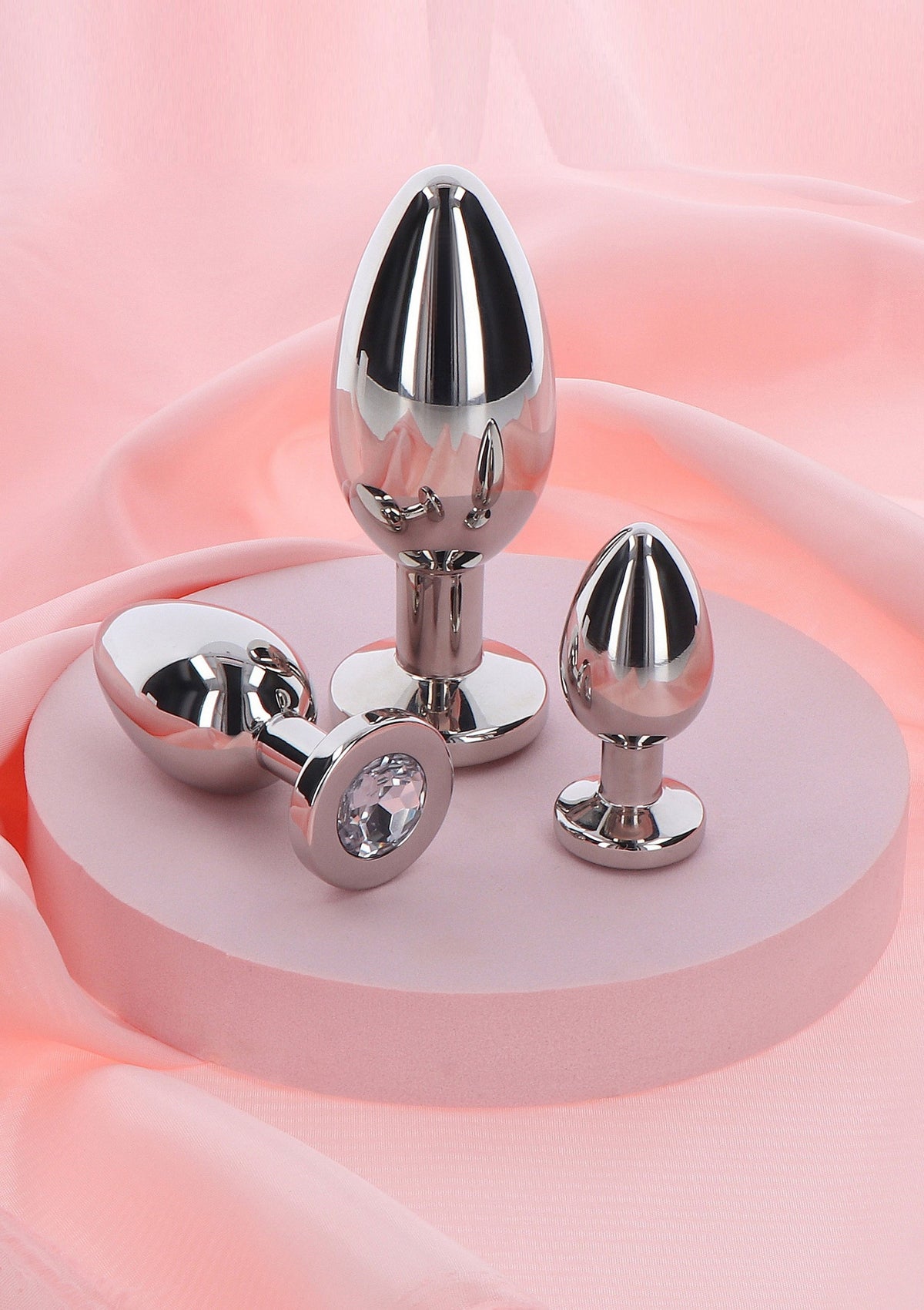 Playhouse Steel Pleasure Weighted Steel Butt Plug - M