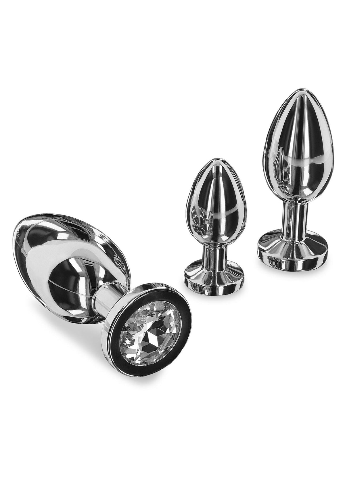 Playhouse Steel Pleasure Weighted Steel Butt Plug - L