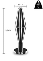 Playhouse Steel Pleasure Massive Steel Butt Plug - L