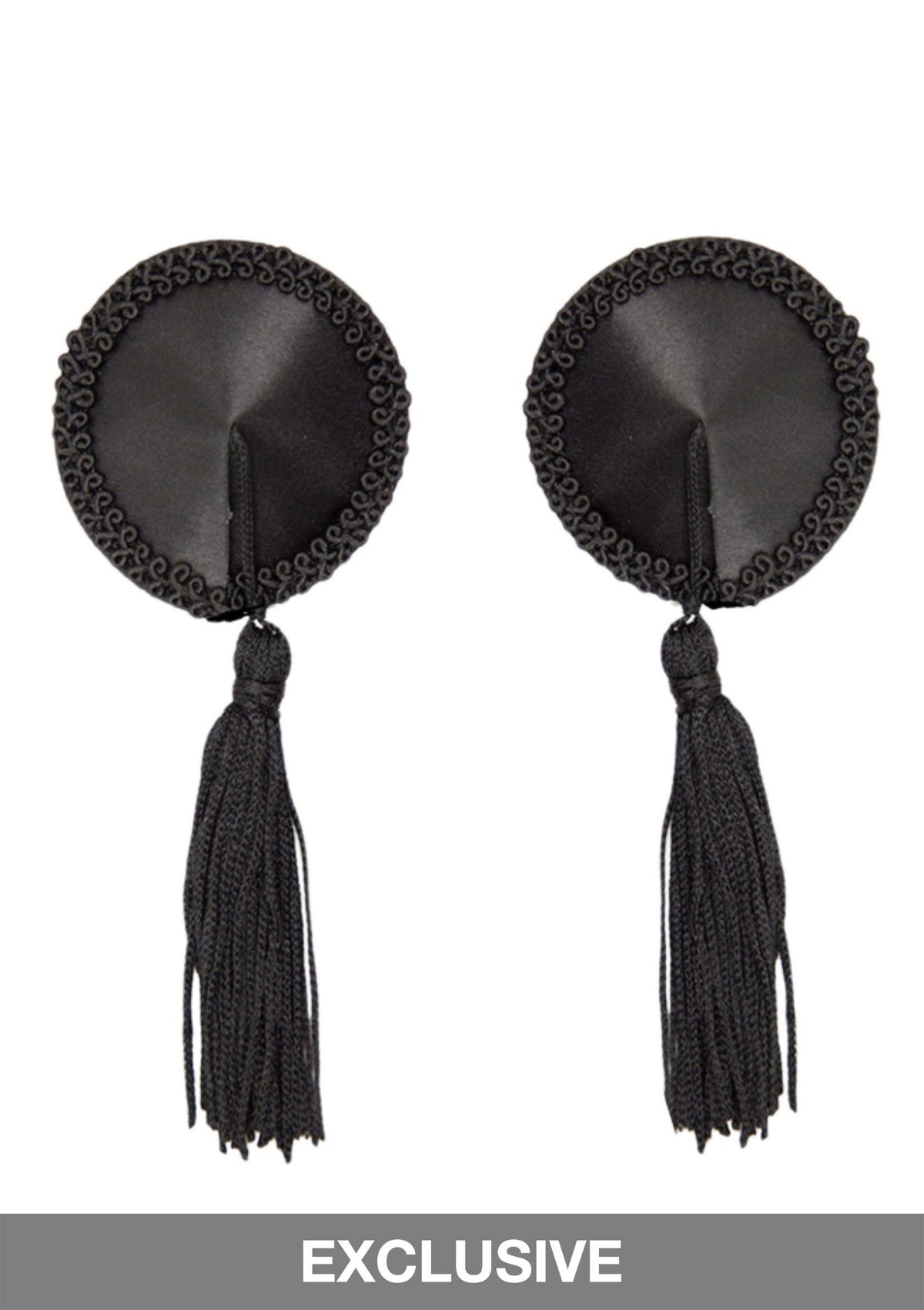 Kinky Diva Satin Nipple Covers with Tassel