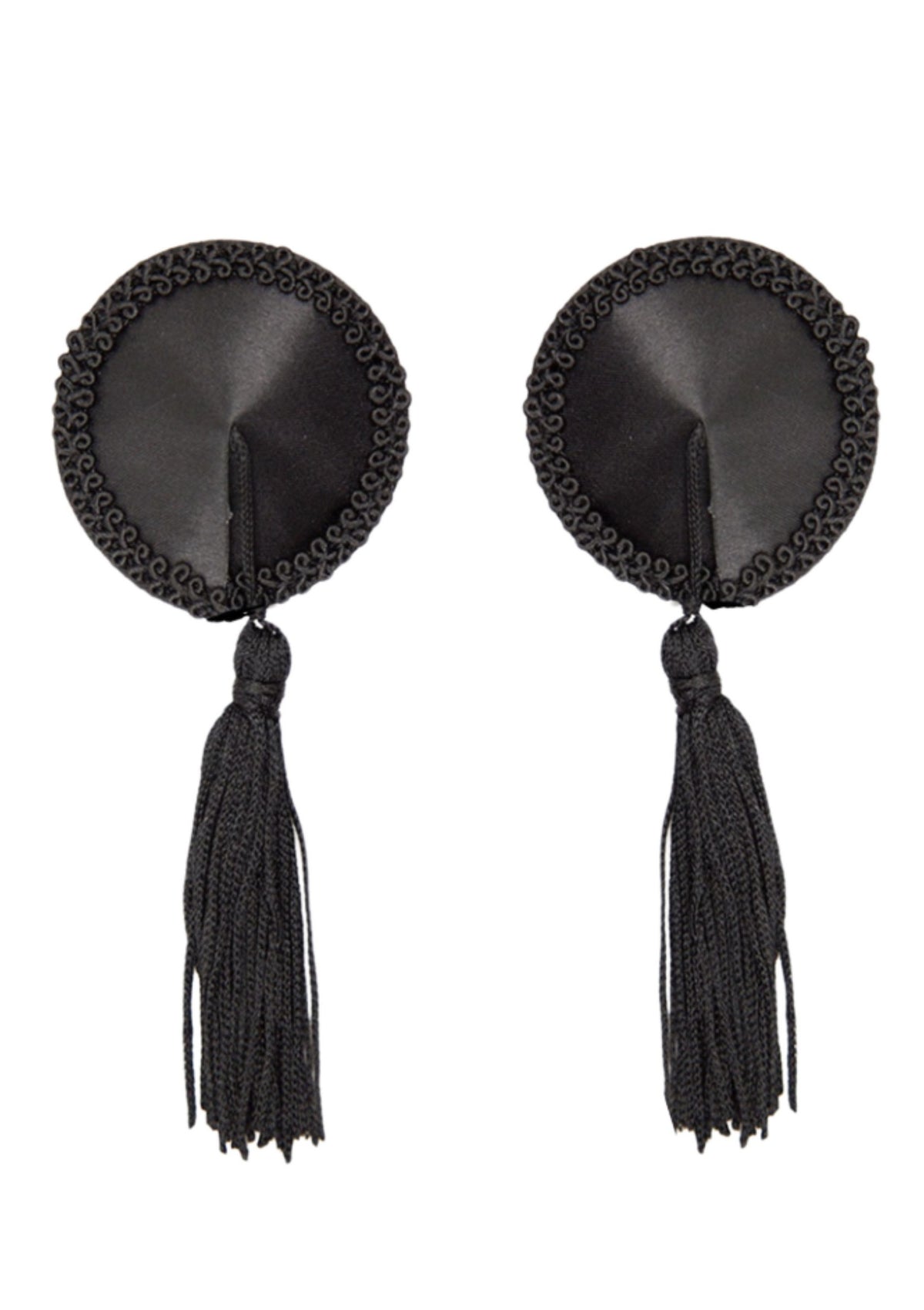 Kinky Diva Satin Nipple Covers with Tassel