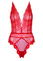 Daring Intimates Deep-V Lace Teddy