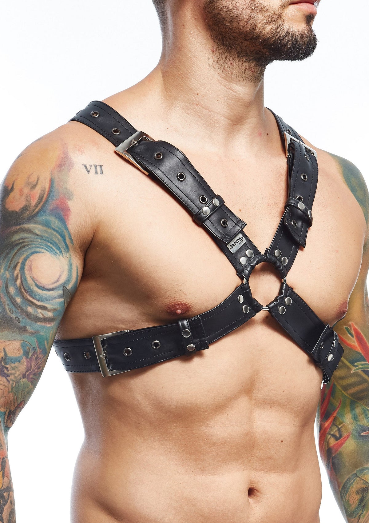 MOB Eroticwear Dngeon Harness Belts Cross