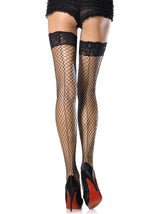 Leg Avenue Stay Up Lace Top Thigh Highs