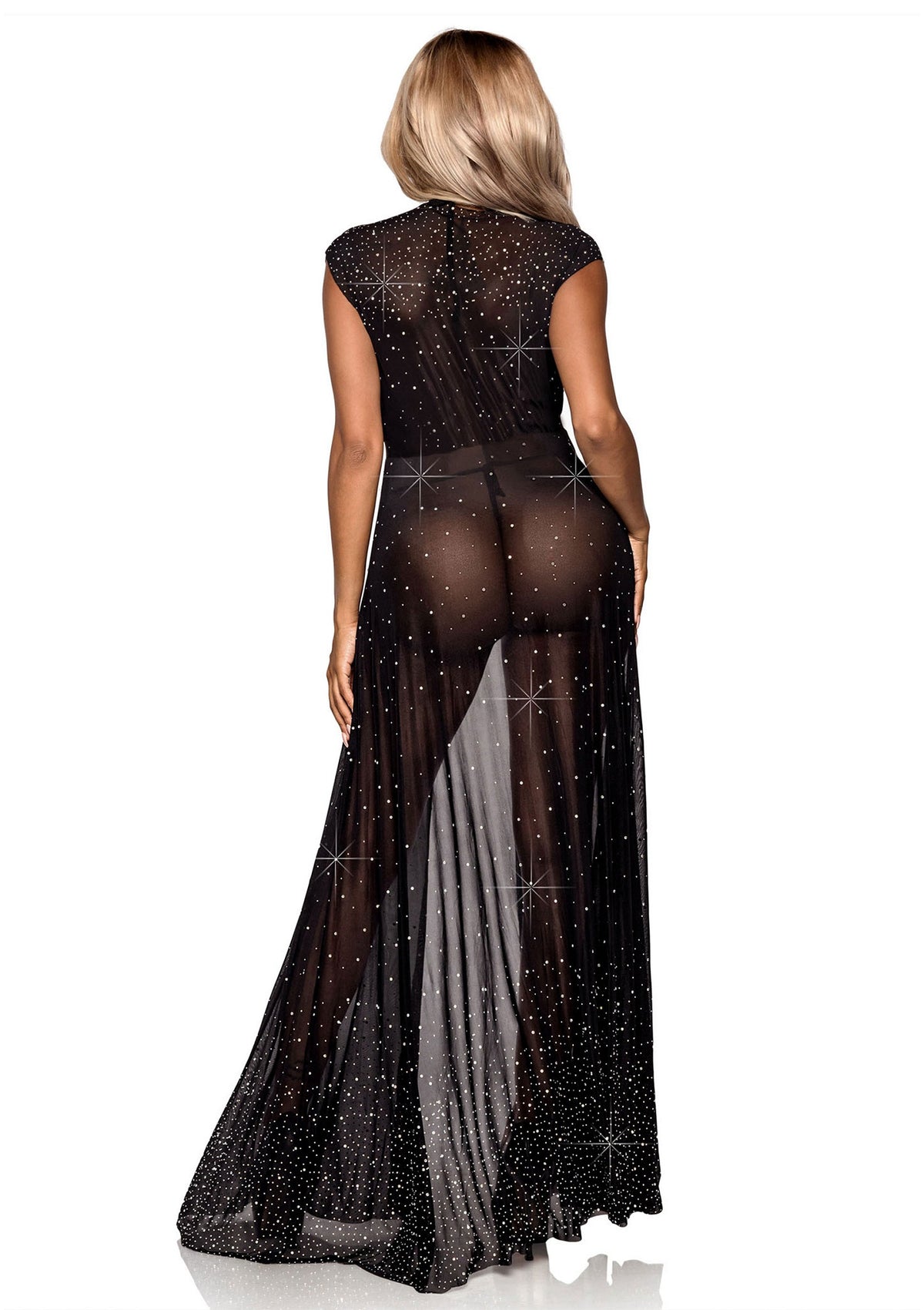 Leg Avenue Floor length sheer robe