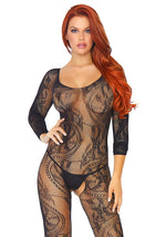 Leg Avenue Swirl Lace Bodystocking