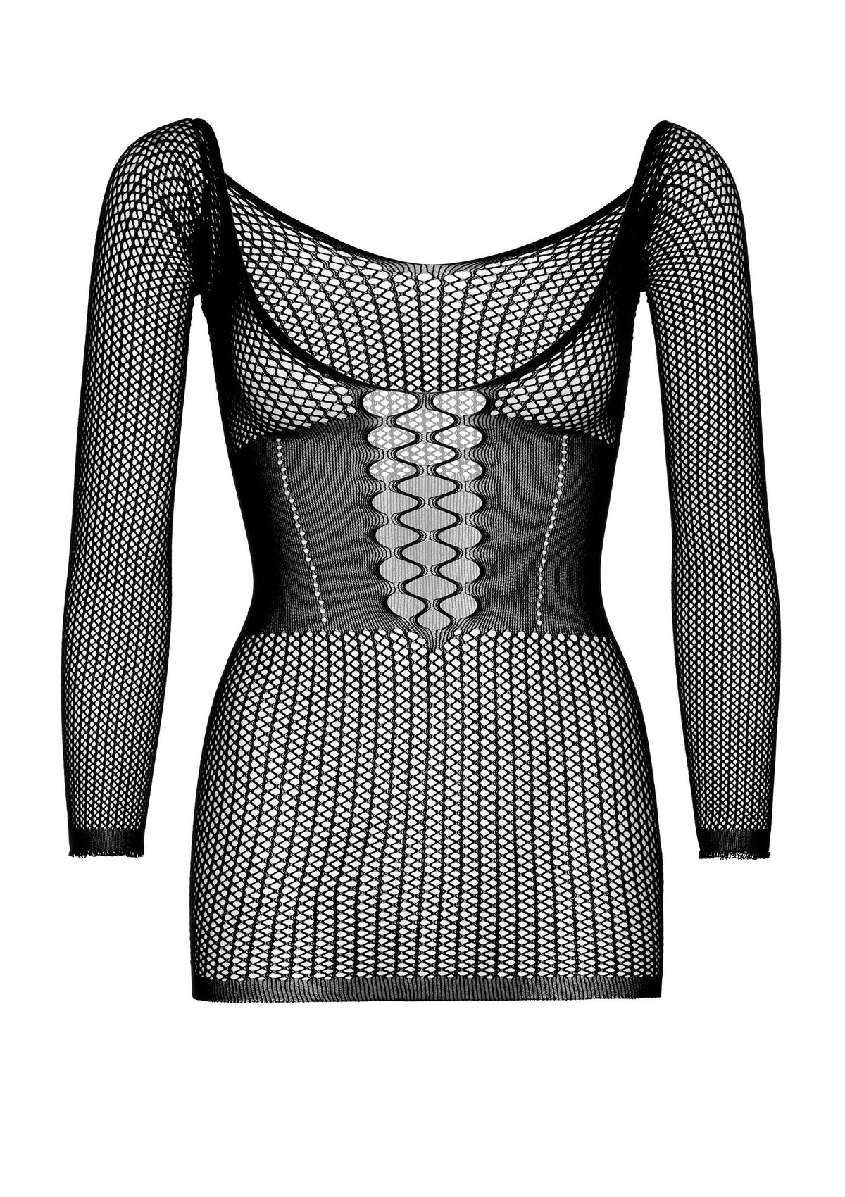 Leg Avenue Net Long Sleeve Mini Dress