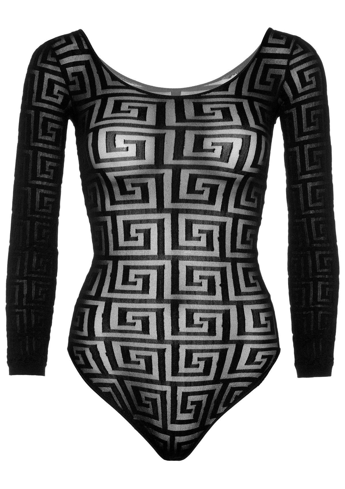 Leg Avenue Mosaic Snap Crotch Bodysuit