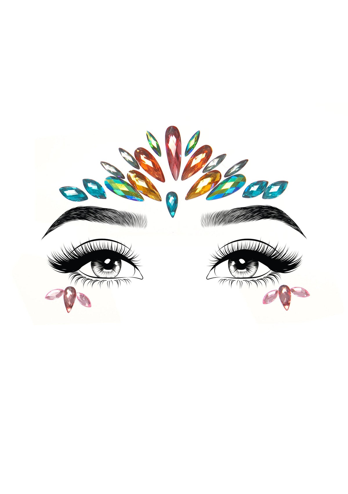 Leg Avenue Avri face jewels sticker