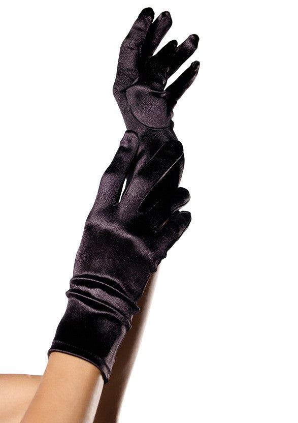 Leg Avenue Wrist Length Satin Gloves