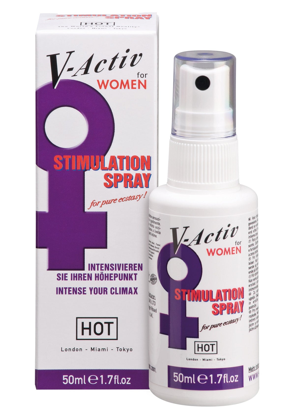 HOT V-Activ Stimulating Spray Women 50ml