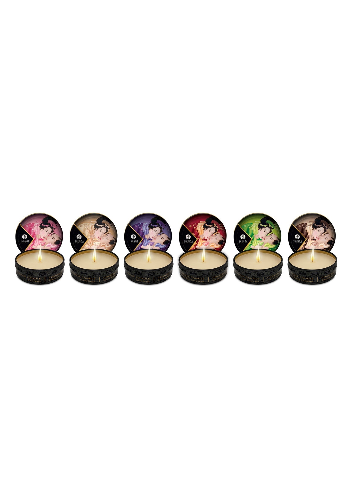 Shunga Display Mini Massage Candles