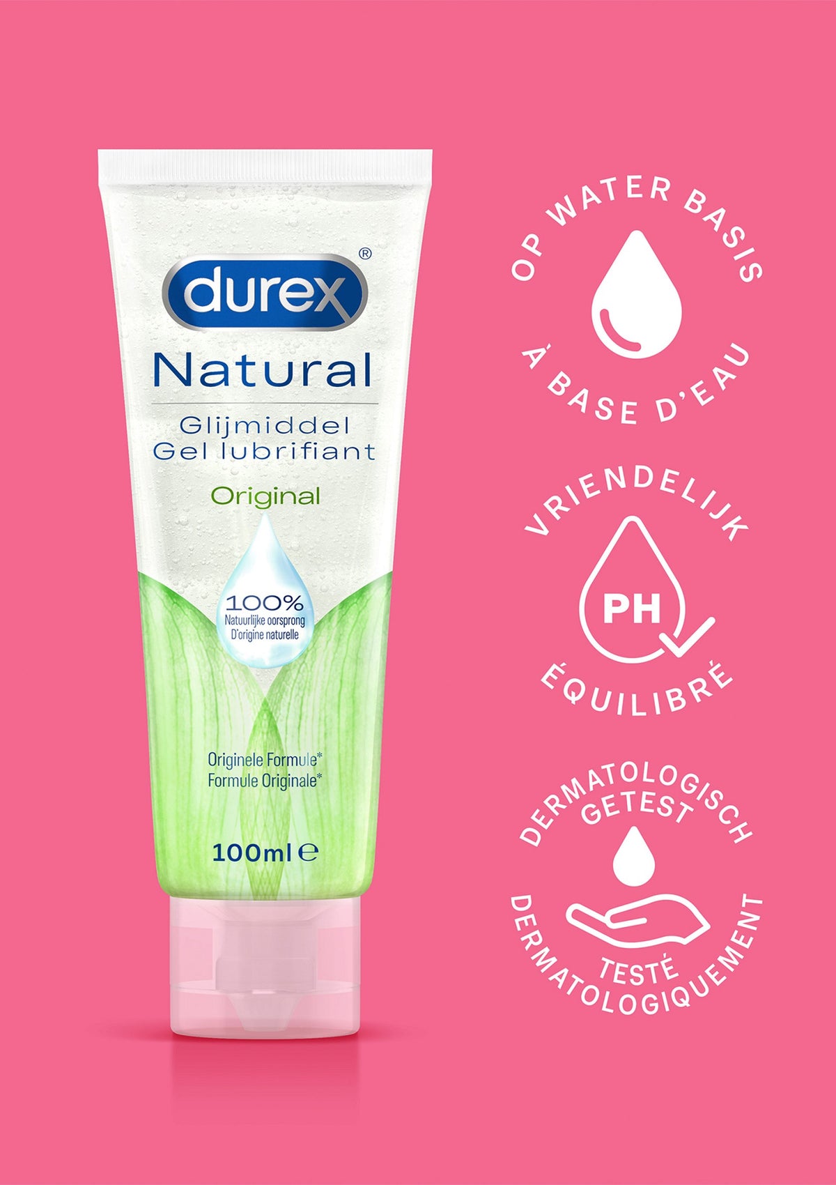 Durex NL / FR Natural Gel 12x100ml