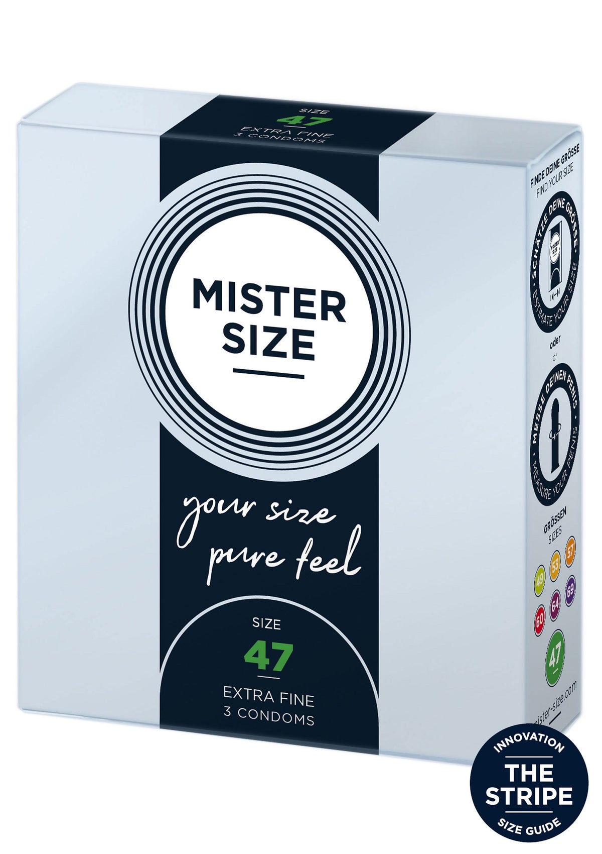 Mister Size 47mm Condoms 3pcs